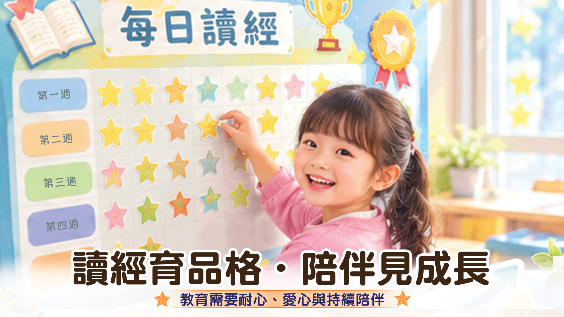讀經育品格，陪伴見成長